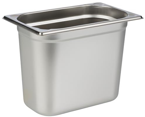 APS 81408 GN 1/4 contenitore, acciaio inox Contenitore gastronorm, dimensioni 265 x 160 mm/altezza 200 mm/volume 5,5 litri