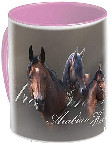 keramik tassen (AR) Rose Pferd arabisches Pferd