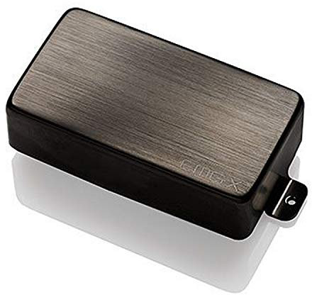 EMG 85-X E-Gitarren Humbucker Tonabnehmer Edelstahl Brushed schwarz chrome