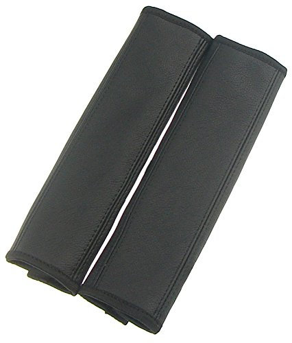 Gurtschoner - Gurtpolster Armschoner Leder schwarz.