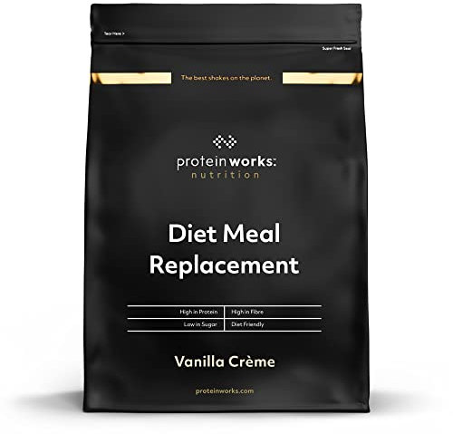 THE PROTEIN WORKS - Substitut De Repas Diététique | Shake Repas 250 Calories | Perte de poids | Healthy diet | 28 Servings | Crème Vanillée | 2kg