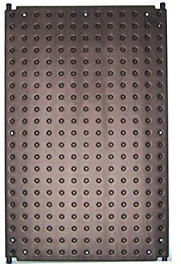 Pool Schwimmbad OKU-Absorber F1001 , schwarz mit 4 Anschlussstutzen, d 25 mm, Abmessung 1280 x 820 mm