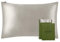 LILYSILK 100% Mulberry Silk Pillowcase 19MM Both Side Silk Hypoallergenic Breathable Housewife Pillow Cover with Envelope Closure for Hair and Skin(Silver Grey,Standard 50x75cm)