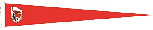 U24 Langwimpel DDR Staatssicherheit STASI Fahne Flagge Wimpel 300 x 40 cm Premiumqualität