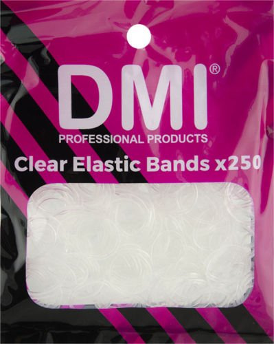 DMI Clear Elastic Bands x 250