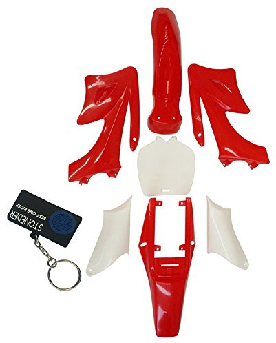 STONEDER Kit de carrosserie de carénage en Plastique Haute résistance pour Garde-Boue Chinois 2 Temps 47cc 49cc Mini Dirt Bike Apollo Orion