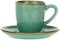 Rose & Tulipani - Tazzina caffè con piattino Concerto Verde Acqua