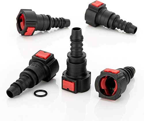 LST 5x Kraftstoffleitung Verbinder Schlauchkupplung Schnellverschluss - 9.49 x 10 mm