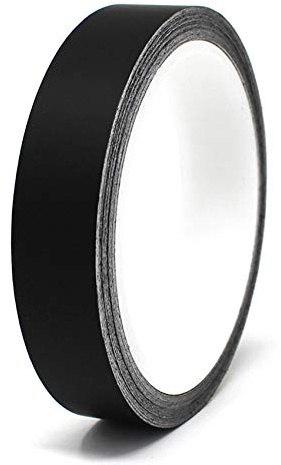 Finest Folia Zierstreifen Auto selbstklebend 10 Meter Schwarz Matt 12mm | Dekorstreifen für Motorrad Boot Fahrrad Wohnmobil Modellbau Deko Markierungen aus UV-Beständiger, wetterfester Vinyl Folie