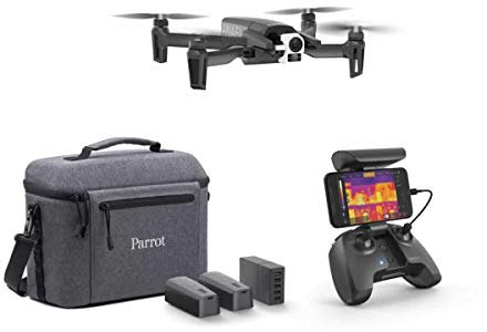 Parrot - Drone Thermique 4K - Anafi Thermal - 2 Caméras Haute Précision - Caméra Thermique -10°C à +400°C + Caméra 4K HDR - Le Drone Thermique Ultra-Compact pour tous les Professionnels
