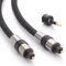 Inakustik – 10021100 – Cable opto Deluxe,Transmite señales de audio digital,10.00 m en negro,Incluye 1 adaptador minijack,con pantalla trenzada