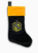 Harry Potter Hufflepuff Fleece Christmas Stocking Black/Yellow with Embroidery Graphics