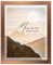 BIRAPA Monaco Bilderrahmen 21x29,7 cm (DIN A4) Kupfer - Bilderrahmen Metall Optik, Alu Gebürstet Rahmen, Posterrahmen, Wechselrahmen