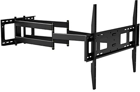 FORGING MOUNT Long Extension TV Mount,Dual Articulating Arm Full Motion TV Wall Mount Bracket with 43 inch Long Arm,Fits 50 to 100 Inch LCD, OLED 4K Flat/Curve TVs, Holds up to 165 lbs,VESA800x600mm
