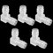ANPTGHT Manguera de 5/32 pulgadas, codo de 90 grados, conector en L, adaptador de unión para barco, acuario, combustible, gas, aire líquido (paquete de 5)