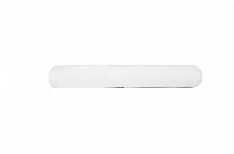 Brentfords Bathroom Hand Towels - 100% Cotton - Premium Quality, Super Absorbent & Quick Drying Flannel – Luxury Single Set - 50 x 80cm – White