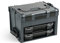 L-BOXX Sortimo LS BOXX 306 | inkl. i-BOXX 72 C3 & i-BOXX 72 I3 in Anthrazit | Professioneller Werkzeugkoffer leer | Werkzeugkiste leer Kunststoff