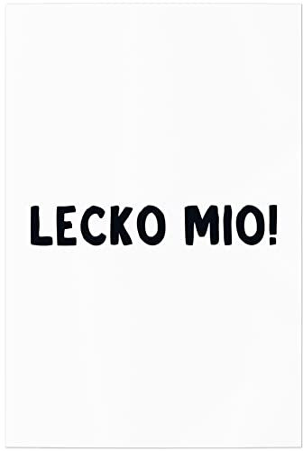 JUNIWORDS Poster, Lecko mio!, 20 x 30 cm