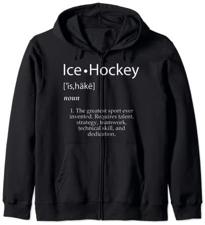 Eishockey Definition Cool School Hockey Team Uniform Hockey Kapuzenjacke