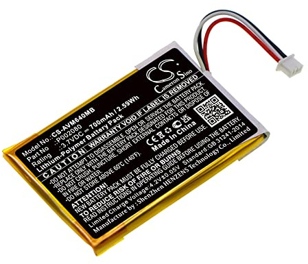 TECHTEK akku Kompatibel mit [Alecto] DVM-64 Ersetzt P002080