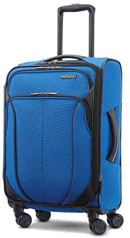 American Tourister 4 KIX 2.0 Softside erweiterbares Gepäck, klassisches Blau, 28 Spinner, Klassisches Blau, 28 Spinner, 4 Kix 2.0 Softside erweiterbares Gepäck mit Drehrollen