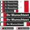 INDIGOS UG® Namensaufkleber Sticker - Flagge glatt - Land Malta - 13 Fahnenaufkleber - Aufkleber mit Namen & Wunschtext - Fahrrad - Auto - Motorrad - individuell personalisiert