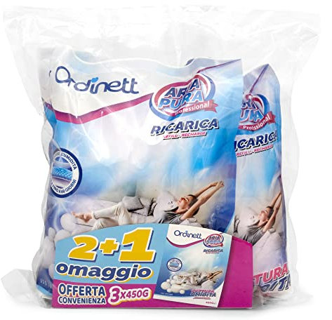 ORDINETT, Ricarica cristalli 450 g neutro 3 pz