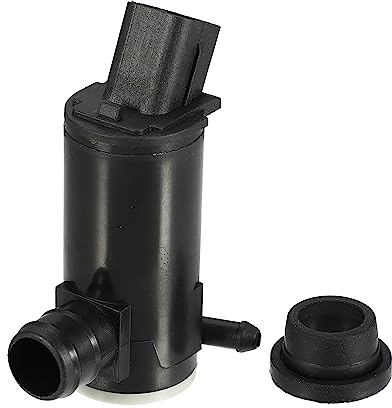 A ABSOPRO Pompe De Lave-Glace Pour Kia K900 15-17 2pcs | Color: Noir, Material: Plastique Métal Caoutchouc, Size: 86x56x40mm, Pour Kia Optima 2011-2016, Pour Kia Sportage 2011-2013