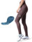INBIKE Fahrradhose Damen Lang Gepolstert Sommer Herbst Radlerhose mit Sitzpolster High Waist Atmungsaktive Elastische Schnell Trocknend Frühling Braun XXL