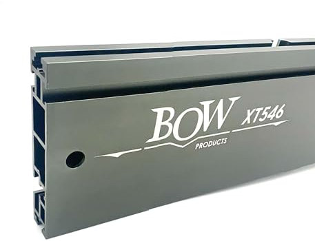 BOW Products 46” XT XTENDER Fence - T-Track Table Saw Fence System with Multiple T-Slots for Woodworking Accessories - Fits Portable, Cabinet, and Bandsaws - XT546 (Fence Only)