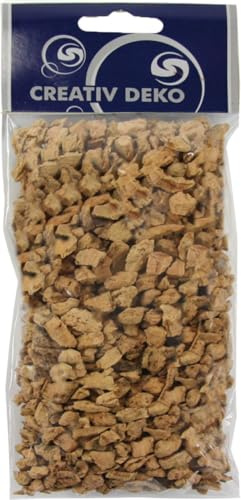 FADEDA Korkeiche Granulat grob/Höhe:1 cm/handbemalt/detailgetreue Krippen Figuren - Weihnachten Tisch Dekoration Krippe Zubehör