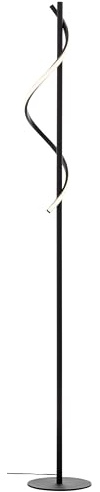 Brilliant Lampe Eunice LED Standleuchte 1,5m schwarz matt Metall/Kunststoff schwarz 16 W LED integriert