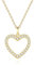 GAVU Collana Dorata da Donna con Ciondolo Cuore, Collana Argento 925 Donna, Regalo Fidanzata Regalo Festa della Mamma
