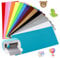 Kigniote Smart Iron On für Cricut Joy 15 Stück, 14cm x 30,5cm Plotterfolie Textil Flexfolie Plotter Textil Bügelfolie für DIY T-Shirt, Stoffe, Kleidung, Leicht zu Schneiden & Jäten