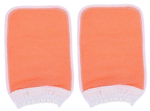 Gogogmee 2stücke Duschhandschuhe Badehandschuhe Badezimmerhandschuhe Badetücher Badehandschuhe für Körper und Rückenreinigung Peeling-handschuhe für Tägliche Hautpflege