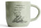 Fyrklövern Mug Winnie l'ourson Disney 30cl - Grès de haute qualité avec Winnie l'ourson avec citations originales et touche faite à la main (Vert)