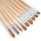 Sable Watercolour Brushes Professional, 9PCS Kolinsky Sable Brush Set with Round Pointed and Flat Wash Brushes Perfect for Watercoloir Acrylic Gouache Inks Painting