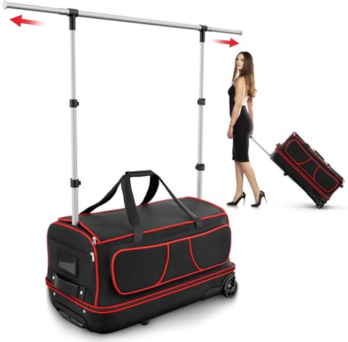 SPECILITE Tanz Reisetasche mit Rollen, Ausziehbar bis nur 139 x 143 cm(BxH), Tasche für Wettkampf, Tanz, Reisen, Auftritte