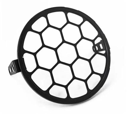 IBNA para Brixton para Cromwell 1200 Cubierta Motocicleta Soporte Protector Malla para Faros Delanteros Rejilla Metal Cubierta Máscara Protector Accesorios(Negro)