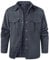 Svanco Chemise Homme De Mi-saison Avec Doublure À Carreaux, Col Montant, Veste Cargo Pour Le Printemps Et L'automne