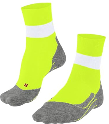 FALKE Herren Laufsocken RU Compression Stabilizing M So Lyocell Funktionsmaterial mit Kompression 1 Paar, Gelb Lightning 1690, 44-45