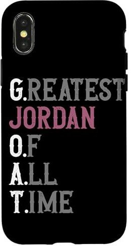 Greatest Jordan of all time | GOAT | Jordan Case for iPhone X/XS