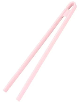 ByNGSDCC Grillzange, Grillzange, Toastzange, Untersetzerzange for die Küche, Zange, rutschfeste Kochklammer, Klemme for Grill, Salatwerkzeuge, Grill, Küchenzubehör(Pink)