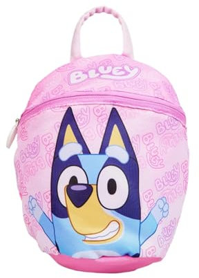 Bluey - Mochilas Bluey Reins Bp para niñas, color rosa, talla única, rosa, Talla única