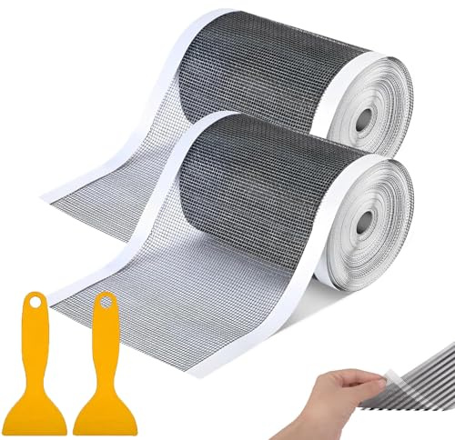 Abfluss Haarfänger, 12cm X 4m Abflusssieb Dusche Mesh, 2 Stück Einweg Duschabfluss Mesh Aufklebe, Abflussfilter Selbstklebend Einweg Abfluss Haarfänger, Abflusssieb, Haarsieb Dusche