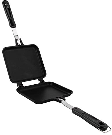 CQIKRWGWS Planchas eléctricas de Gas de Doble Cara, antiadherentes, para Cocina, moldes para Hornear, planchas de Aluminio para Tostadas y sándwiches.