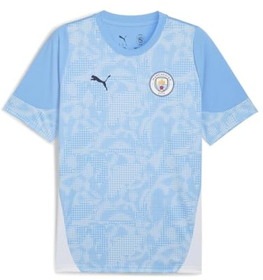 PUMA Manchester City FC Kinder Trainingstrikot 25/26, Blau (Team Light Blue x White), 116
