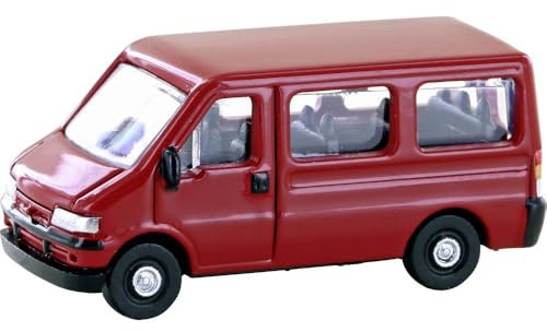 LEMKE Minis 81513163 - FIAT Ducato II Bus, rot - Spurweite N