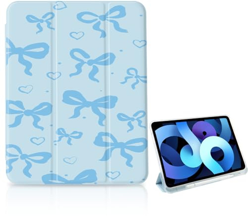OFQKOAKS Schutzhülle für iPad 11 Zoll (A16) 11. 2025/iPad 10,9 Zoll 10. Generation 2022, Stifthalter + Auto Sleep/Wake, schlanker, dreifach faltbarer Ständer, Schutzhülle mit weicher TPU-Rückseite