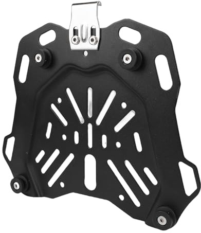 Luocute Motorrad-Topcase-Montagegrundplatte, Schnell Lösbare Heck-Sockelplatte, Universell für 45-Liter-Motorräder, Aluminium-Topcase, Powersports-Gepäckträger mit Universeller Ausstattung